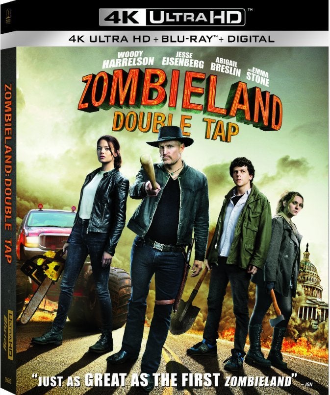 zombieland doble toque 4k blu ray cover zombieland doble toque 4k blu ray cover