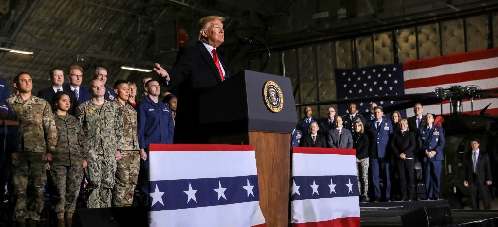 Donald Trump inaugura el nuevo servicio militar de EU: la Fuerza Espacial