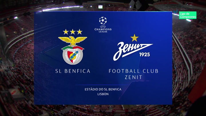 Champions League Resumen y Goles del Benfica - Zenit Champions League Resumen y Goles del Benfica - Zenit