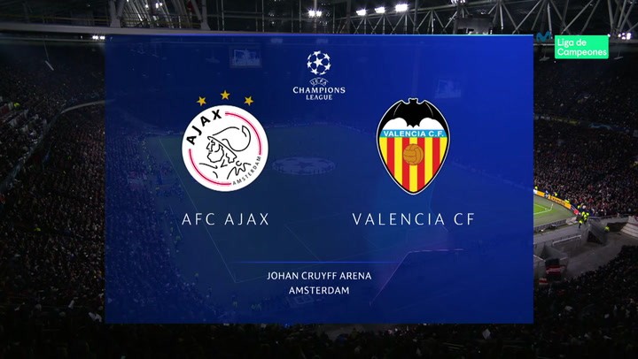 Champions League Resumen y Goles del Ajax-Valencia Champions League Resumen y Goles del Ajax-Valencia