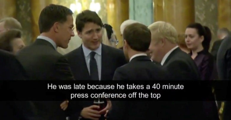 Graban a Trudeau, Macron, Johnson y Rutte aparentemente burlándose de Trump | Video