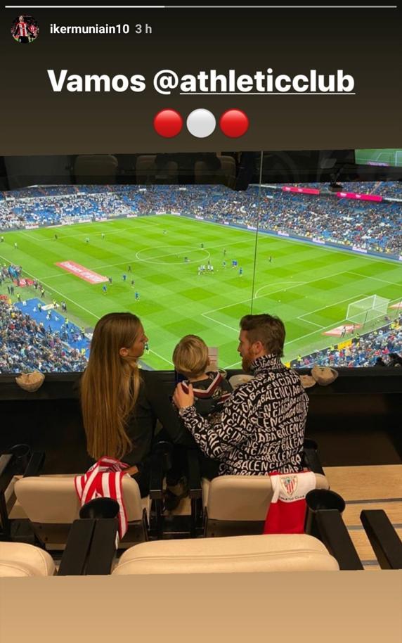 El jugador del Athletic Iker Muniain estuvo en el Bernabéu