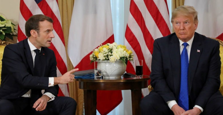 Trump considera “insultante” declaración de Macron sobre la OTAN