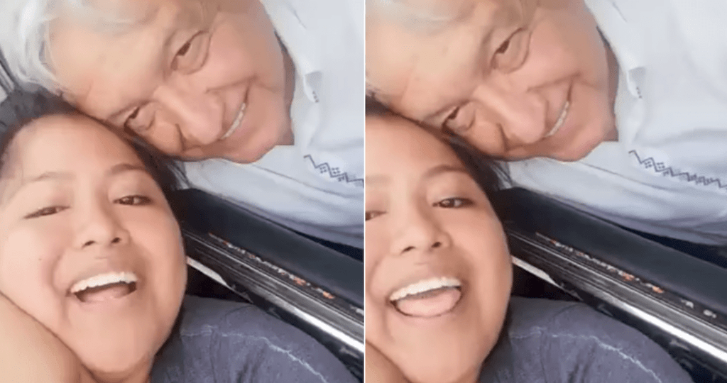 VIDEO: “No te olvides de la beca, viejo, ya no para comprar lápiz”, dice a AMLO una joven mujer