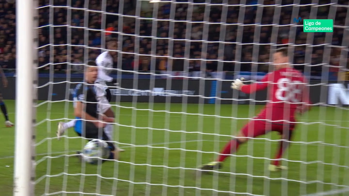 Champions League: Brujas - Real Madrid. Gol de Vinicius (1-2)