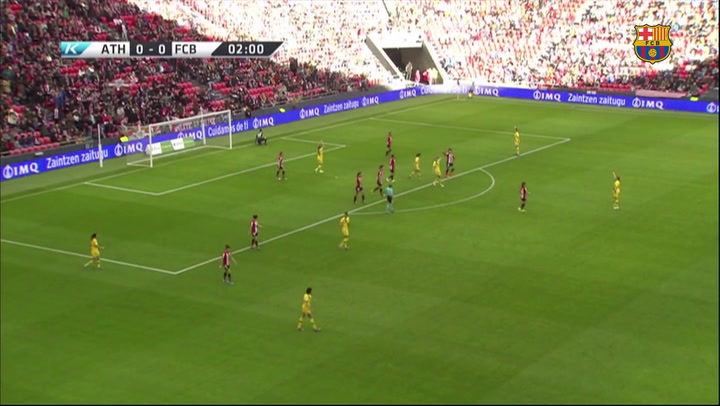 El Barça es más líder tras ganar en San Mamés ante 32.068 espectadores El Barça es más líder tras ganar en San Mamés ante 32.068 espectadores