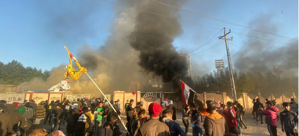 Reportan ataques cerca de embajada de EU en Irak; al menos 6 heridos