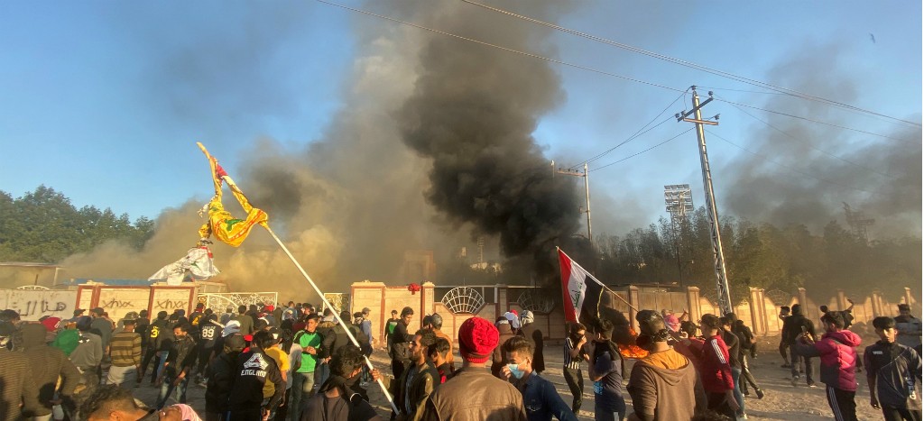 Reportan ataques cerca de embajada de EU en Irak; al menos 6 heridos