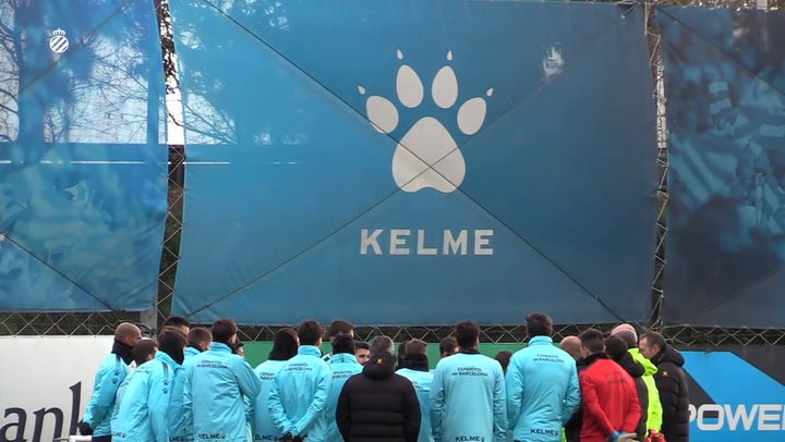 Leandro Cabrera ya entrena en la Dani Jarque Leandro Cabrera ya entrena en la Dani Jarque