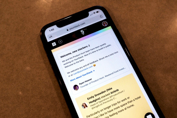 Product Hunt lanza beta de YourStack, un hogar para sus cosas favoritas