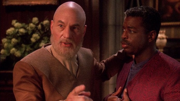 Star Trek TNG Todas las cosas buenas Picard Geordi Star Trek TNG Todas las cosas buenas Picard Geordi