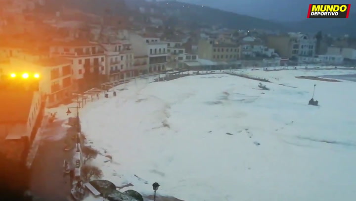 Imágenes del temporal devastador Gloria