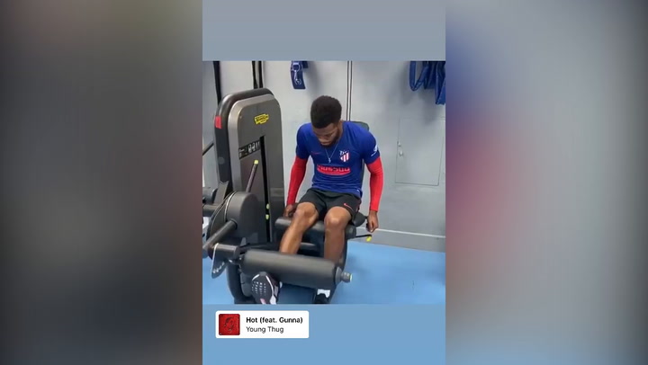 Lemar se recupera de su lesión en el gimnasio Lemar se recupera de su lesión en el gimnasio