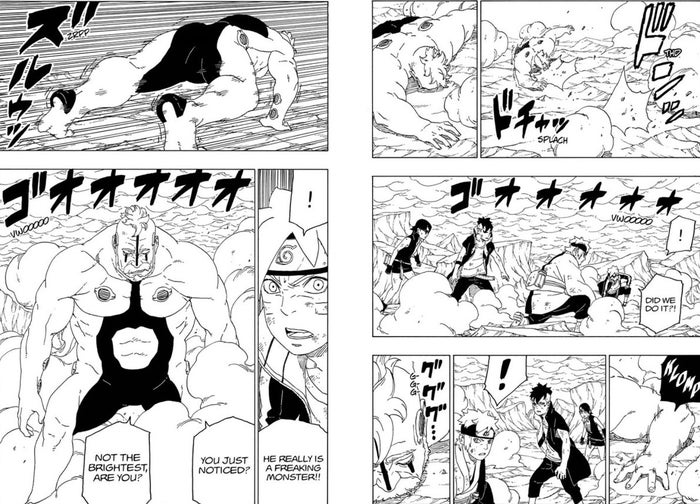 Boruto Manga 42 Kara Boro Explicación de los poderes curativos Herramientas científicas ninja Boruto Manga 42 Kara Boro Explicación de los poderes curativos Herramientas científicas ninja