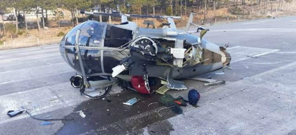 Cae helicóptero de Serena en Chihuahua