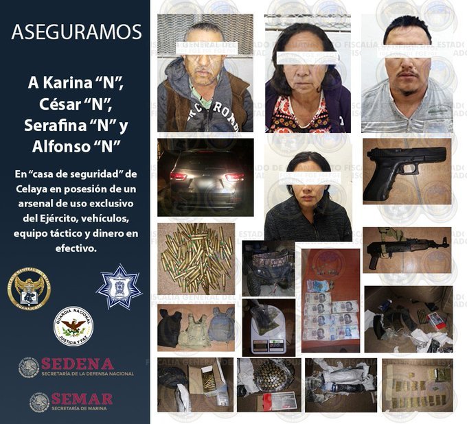 Capturan a la esposa de «El Marro», entre los límites de Querétaro y Guanajuato