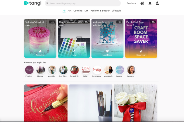 El Área 120 de Google lanza Tangi, una aplicación de video de formato corto centrada en la creatividad y el bricolaje