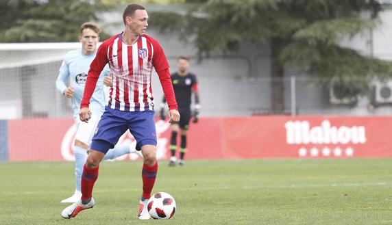 Mikel Carro, jugador del Atlético de Madrid B.