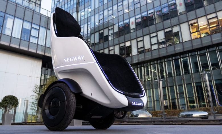 El nuevo S-Pod en forma de huevo de Segway es un motor de personas futurista