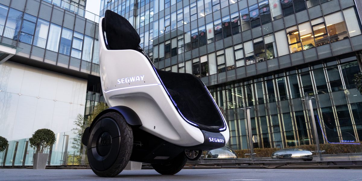 El nuevo S-Pod en forma de huevo de Segway es un motor de personas futurista
