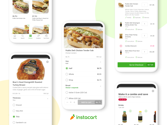 Instacart entra en entregas de alimentos listos para comer con la construcción de su propio sub servicio