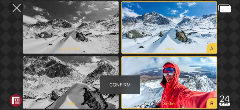 La aplicación DoubleTake de Filmic lleva el disparo simultáneo de la cámara al iPhone 11