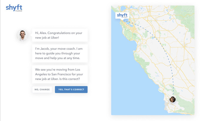 Captura de pantalla de Shyft