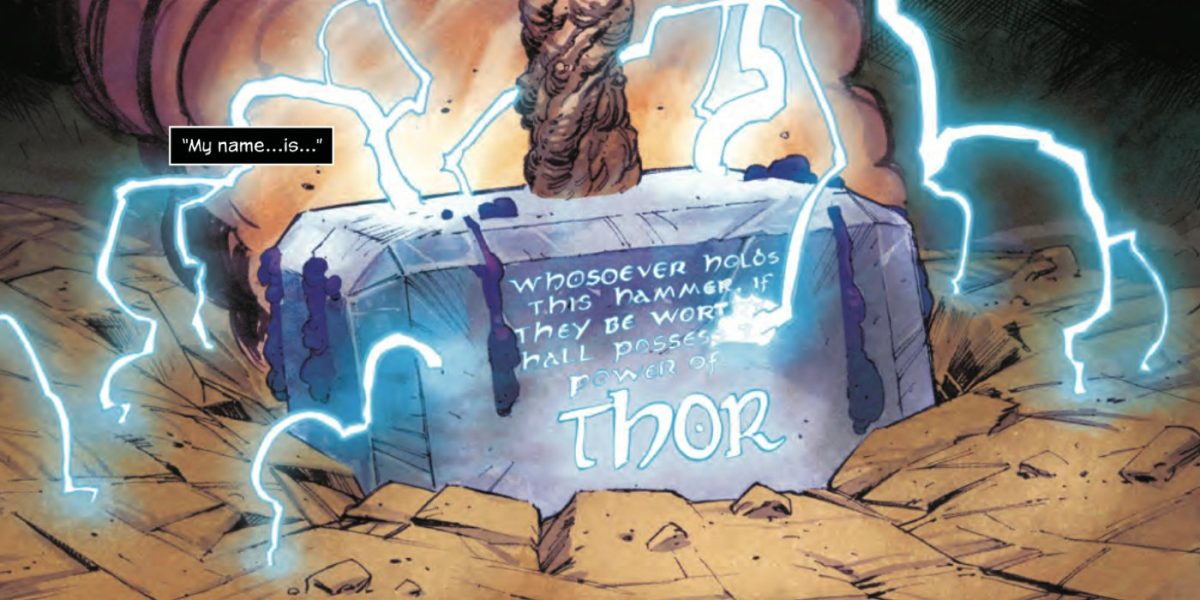 Los Vengadores le dicen a Thor [SPOILER] Con mensaje en Mjolnir