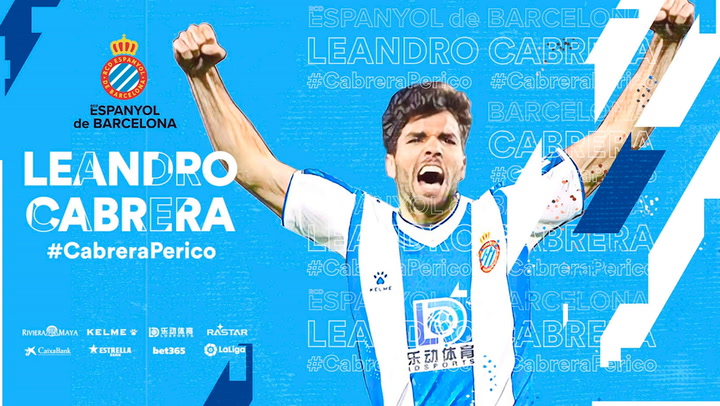 El Espanyol oficializa el fichaje de Leandro Cabrera El Espanyol oficializa el fichaje de Leandro Cabrera