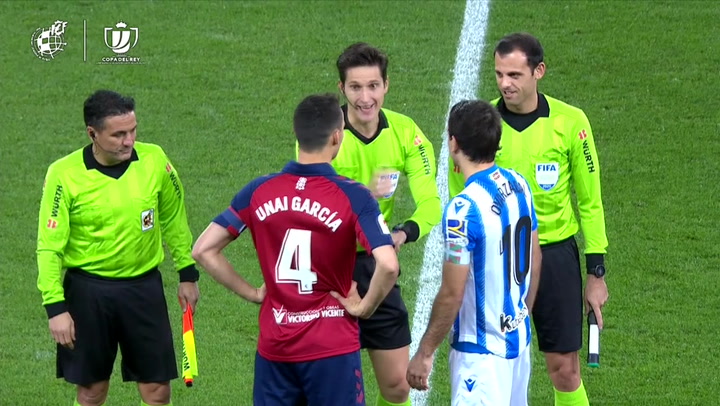 El resumen del Real Sociedad - Osasuna de octavos de la Copa El resumen del Real Sociedad - Osasuna de octavos de la Copa