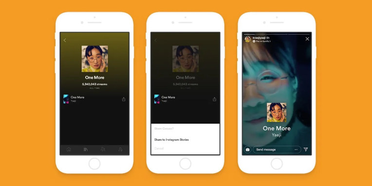 Prepárate para ver los videos en bucle de Spotify en Instagram