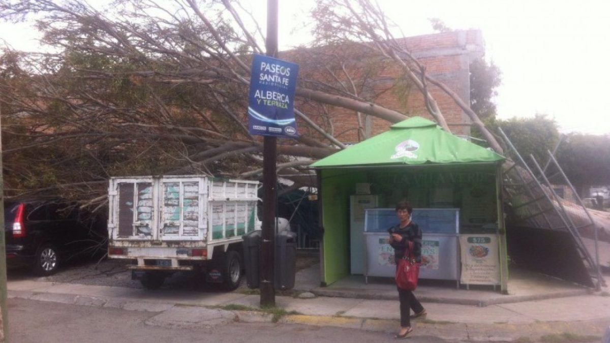 Rachas de fuerte viento azotan a Querétaro, por tormenta invernal y frentes fríos