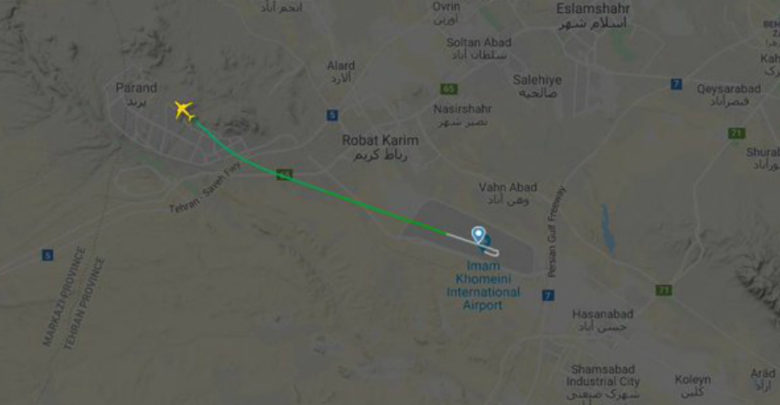 Reportan caída de avión ucraniano con 180 pasajeros cerca de Teherán