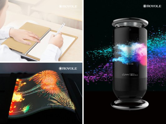 Royole busca mover pantallas flexibles más allá del teléfono plegable