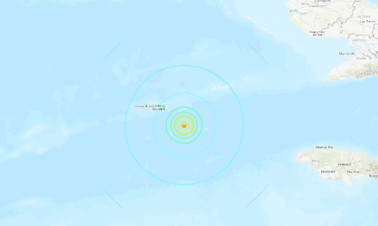 Tras terremoto en Mar Caribe, replica de 6.1 en Islas Caimán