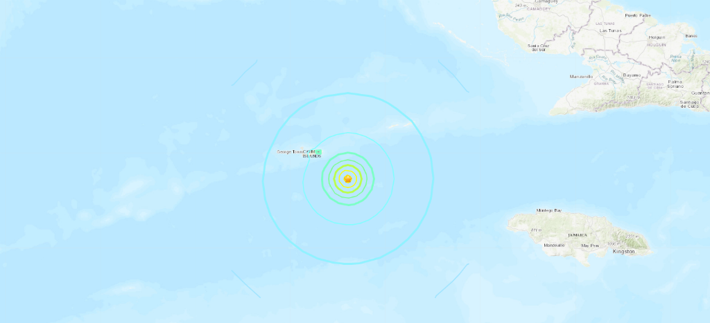 Tras terremoto en Mar Caribe, replica de 6.1 en Islas Caimán