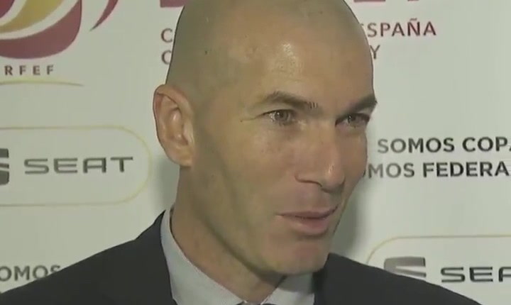 Zidane: “Cada partido es un examen”