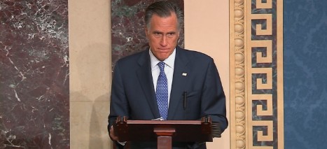 ¿Por qué Mitt Romney fue el único republicano que votó contra Trump?