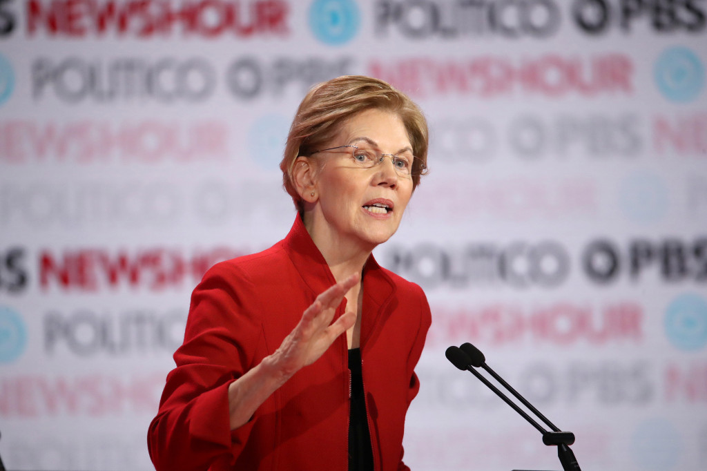 Democratic Presidential Candidate Elizabeth Warren