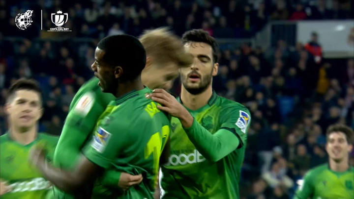 Copa del Rey: Real Madrid-Real Sociedad. Gol de Odegaard (0-1) Copa del Rey: Real Madrid-Real Sociedad. Gol de Odegaard (0-1)