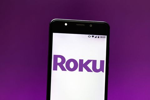 En esta ilustración fotográfica, el logotipo de Roku Streaming Player es ... En esta ilustración fotográfica, el logotipo de Roku Streaming Player es ...