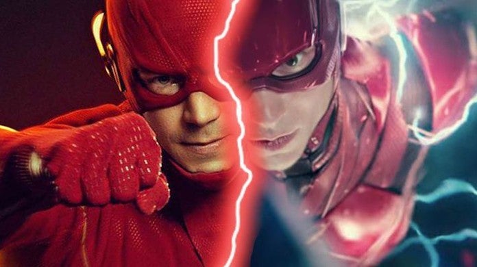 DC Crisis Infinite Earths Ezra Miller Cameo Flash Movie Grant Gustin