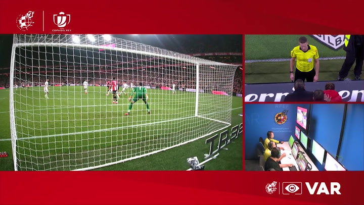 Copa Del Rey: Athletic Bilbao - Granada. Gol de Ander Capa anulado tras consulta al VAR Copa Del Rey: Athletic Bilbao - Granada. Gol de Ander Capa anulado tras consulta al VAR