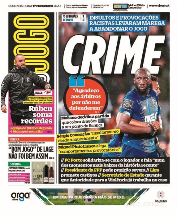 La portada de O Jogo