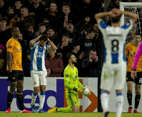 Los jugadores del Espanyol no tuvieron el día