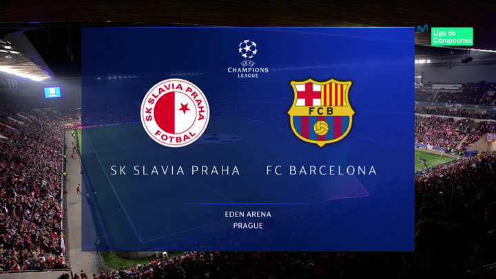Champions League: Resumen y Goles del Partido Slavia Praga - Barça