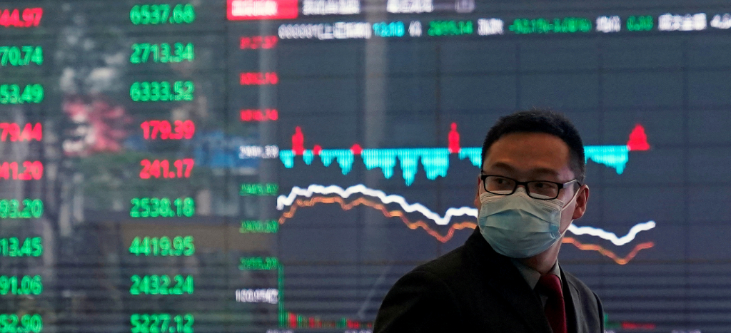 Bolsas mundiales registran pérdida por 6bdd ante crisis del COVID-19