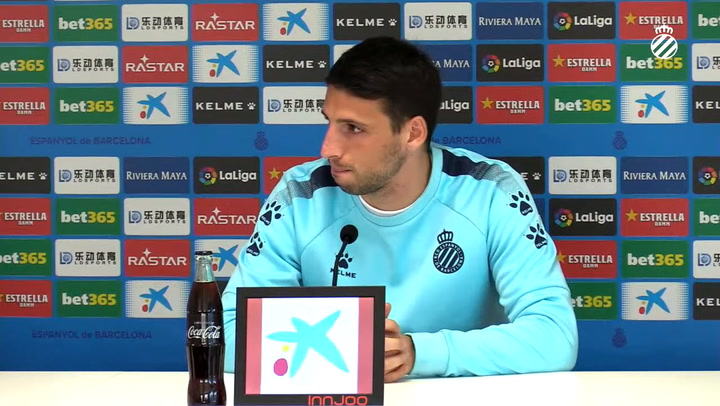 La rueda de prensa de Calleri (Espanyol)