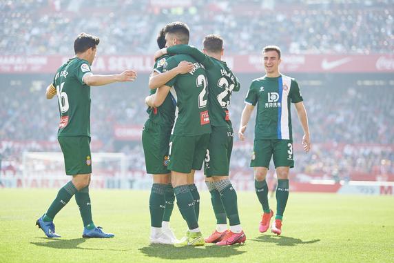 El Espanyol logró un meritorio empate en el Pizjuán