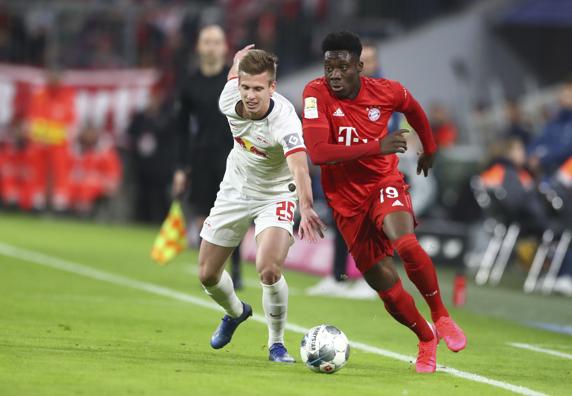 Dani Olmo, con la camiseta del Leipzig